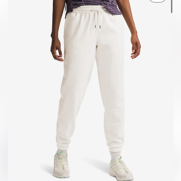 The North Face Half Dome Fleece Womens Sweatpants White Size L